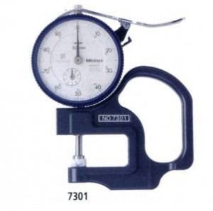Đồng hồ đo độ dày vật liệu Mitutoyo 7301, 0-10mm