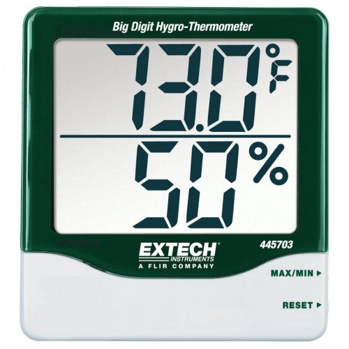 Đồng hồ đo nhiệt độ và độ ẩm Extech 445703 -10 đến 60°C, 10% đến 85% RH