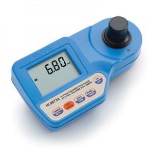 Máy đo clo tự do và tổng HANNA HI 96734 0.00-10.00 mg/lit, Máy đo clo