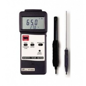 Máy đo độ ẩm và nhiệt độ môi trường Lutron HT-3006A 10~95% RH, -50~1300°C, Máy đo độ ẩm và nhiệt độ