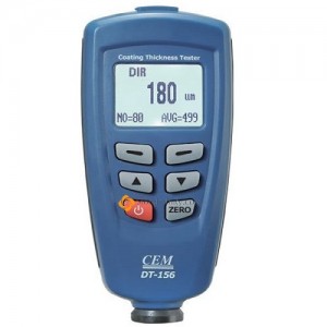 Máy đo độ dày lớp phủ CEM DT-156 (0~1250um, từ tính, không từ tính), Máy đo độ dày lớp phủ