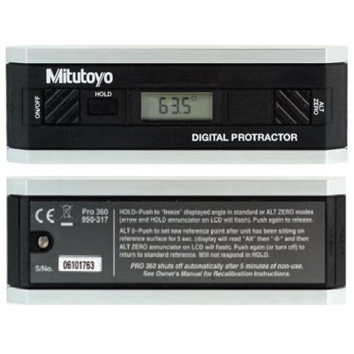 Máy đo độ nghiêng Mitutoyo Pro 360 (950-317) 360 độ (4x90 độ) 155mm, Máy đo độ nghiêng
