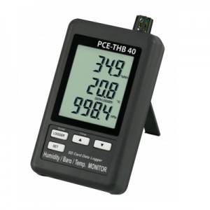 Máy đo nhiệt độ, độ ẩm và áp suất PCE-THB 40 0~50°C, 10~90% HR, 10~1100 hPa, có ghi dữ liệu, Máy đo nhiệt độ, độ ẩm và áp suất