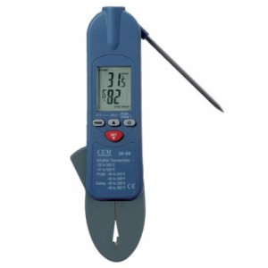Máy đo nhiệt độ bằng tia hồng ngoại, bằng que điện trở nhiệt và kìm kẹp CEM IR-99 (-35℃ - 260℃), Máy đo nhiệt độ bằng tia hồng ngoại