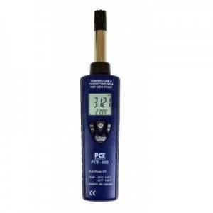 Máy đo nhiệt độ và độ ẩm PCE-555 -30~100°C, 0~100% RH, Máy đo nhiệt độ và độ ẩm